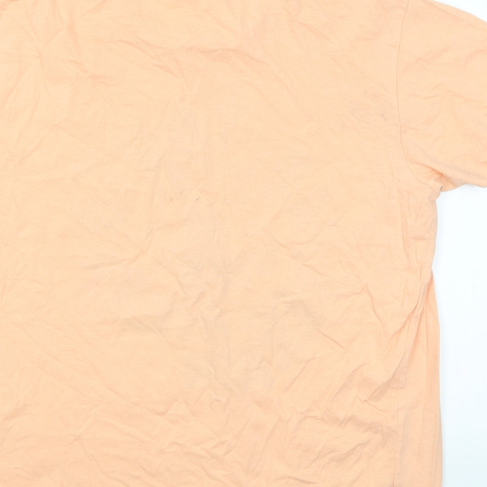 Cedar Wood State Mens Pink    T-Shirt Size L