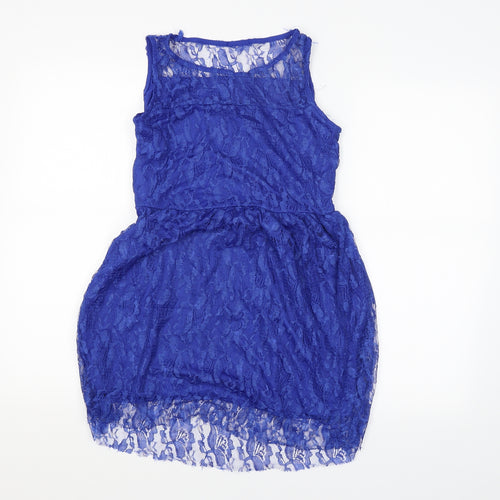 Preworn Womens Blue   T-Shirt Dress  Size M