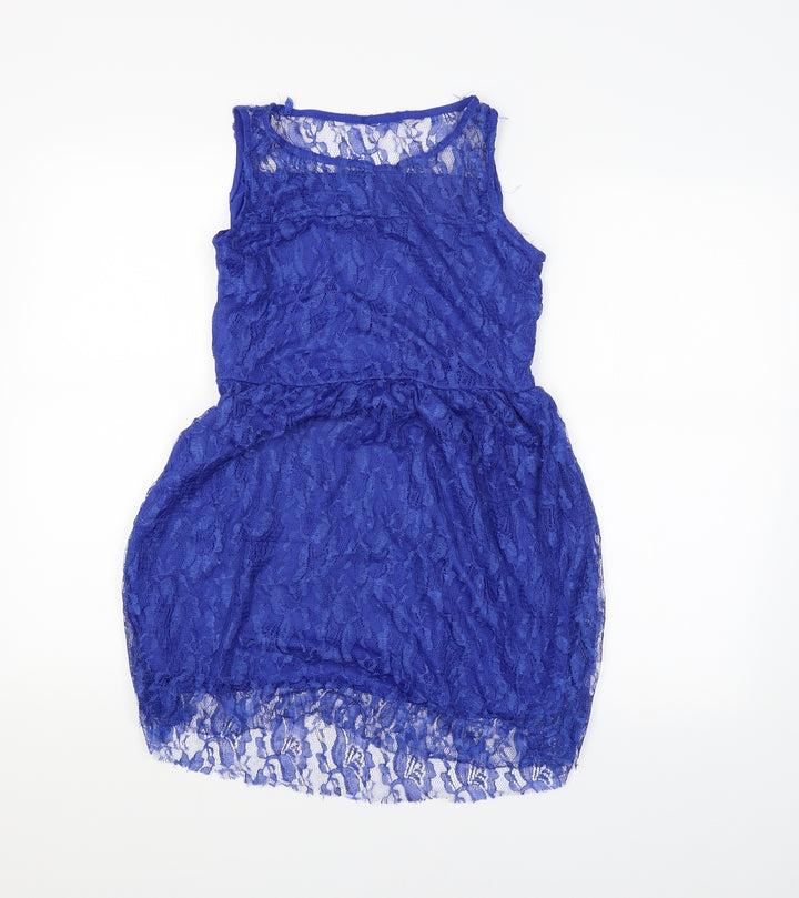 Preworn Womens Blue   T-Shirt Dress  Size M