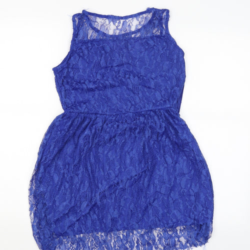 Preworn Womens Blue   T-Shirt Dress  Size M