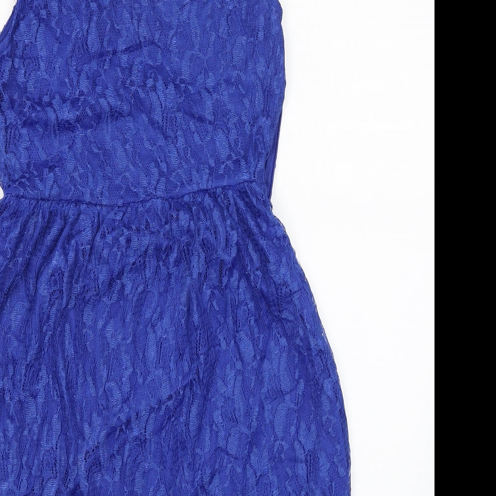 Preworn Womens Blue   T-Shirt Dress  Size M
