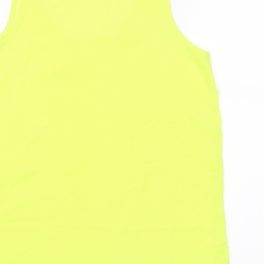 Primark Womens Yellow   Basic Tank Size 10