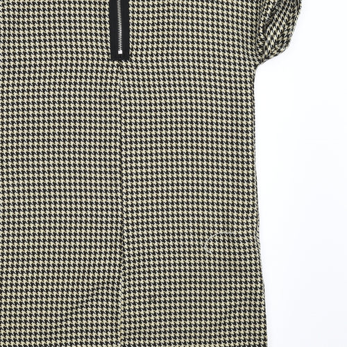 Primark Womens Brown Houndstooth  Shift  Size 10
