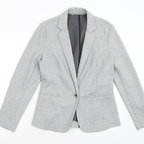 Preworn Womens Grey   Jacket Blazer Size S