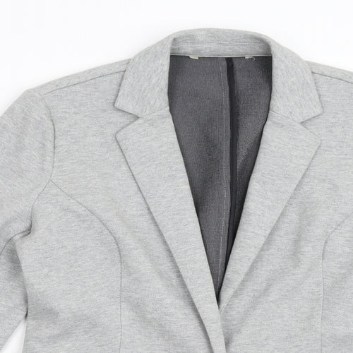 Preworn Womens Grey   Jacket Blazer Size S