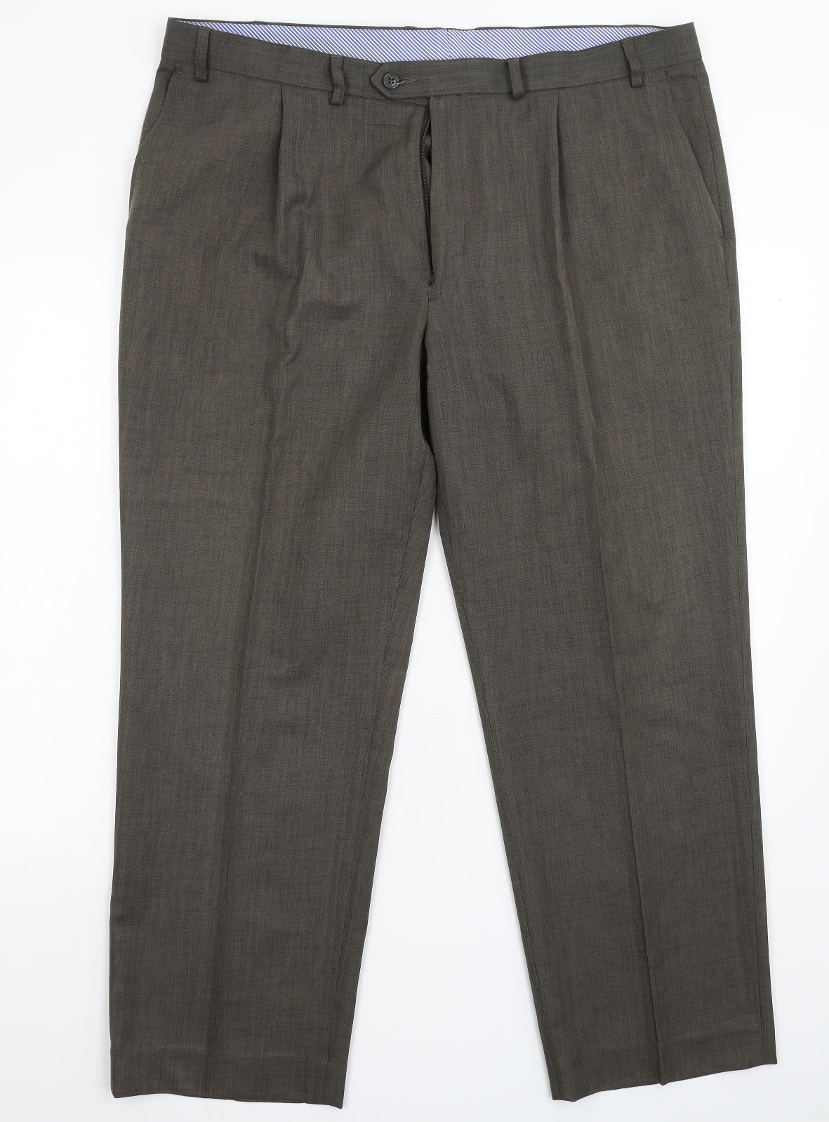 M&S Mens Green   Trousers  Size 40 L29 in