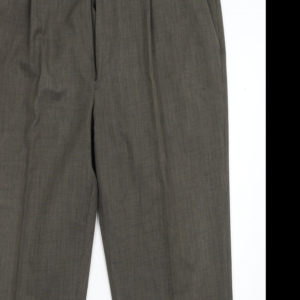 M&S Mens Green   Trousers  Size 40 L29 in