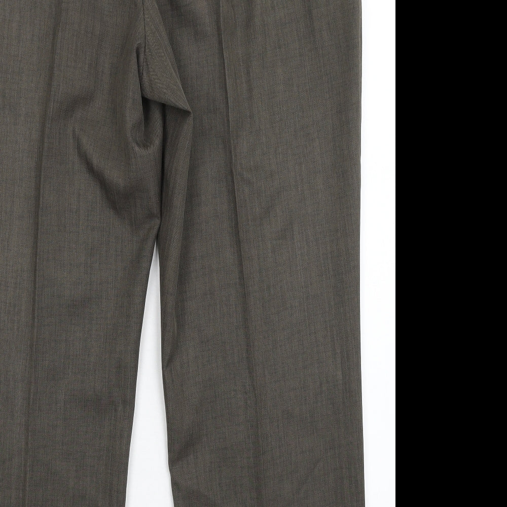 M&S Mens Green   Trousers  Size 40 L29 in