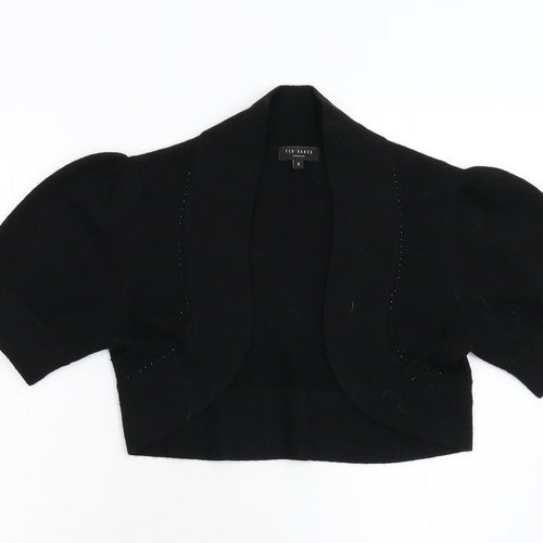 Ted Baker Womens Black  Knit Shrug Jumper Size S