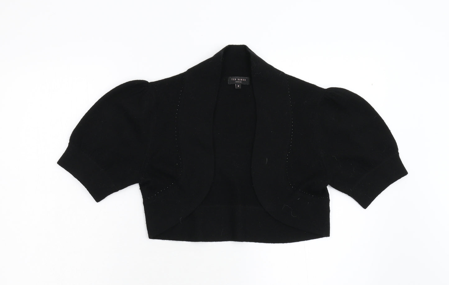 Ted Baker Womens Black  Knit Shrug Jumper Size S