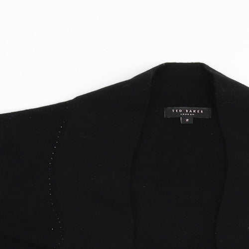 Ted Baker Womens Black  Knit Shrug Jumper Size S