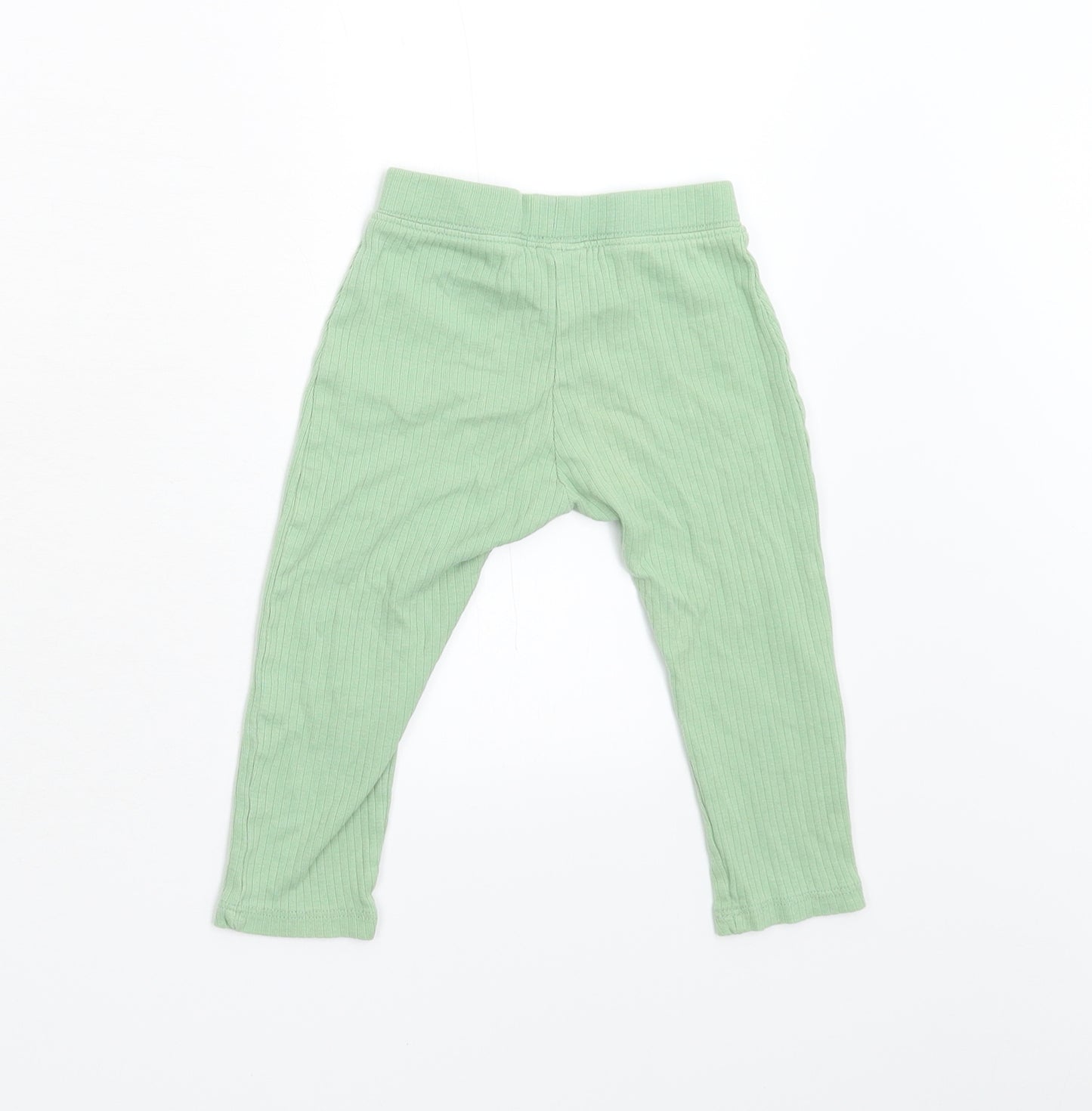 M&S Baby Green   Jogger Leggings Size 18 Months