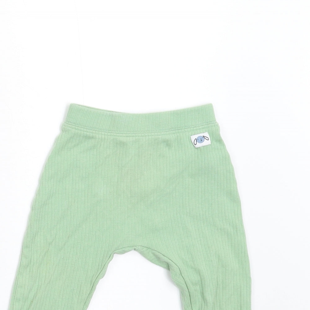 M&S Baby Green   Jogger Leggings Size 18 Months