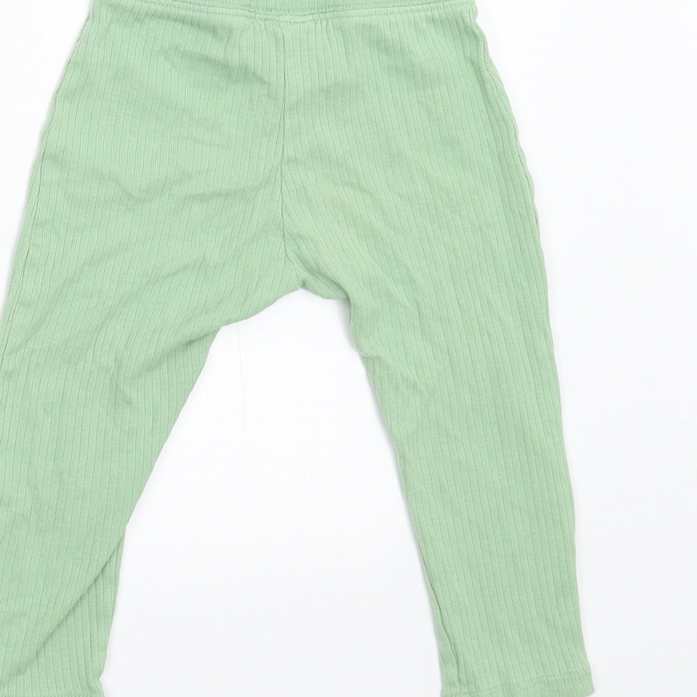 M&S Baby Green   Jogger Leggings Size 18 Months