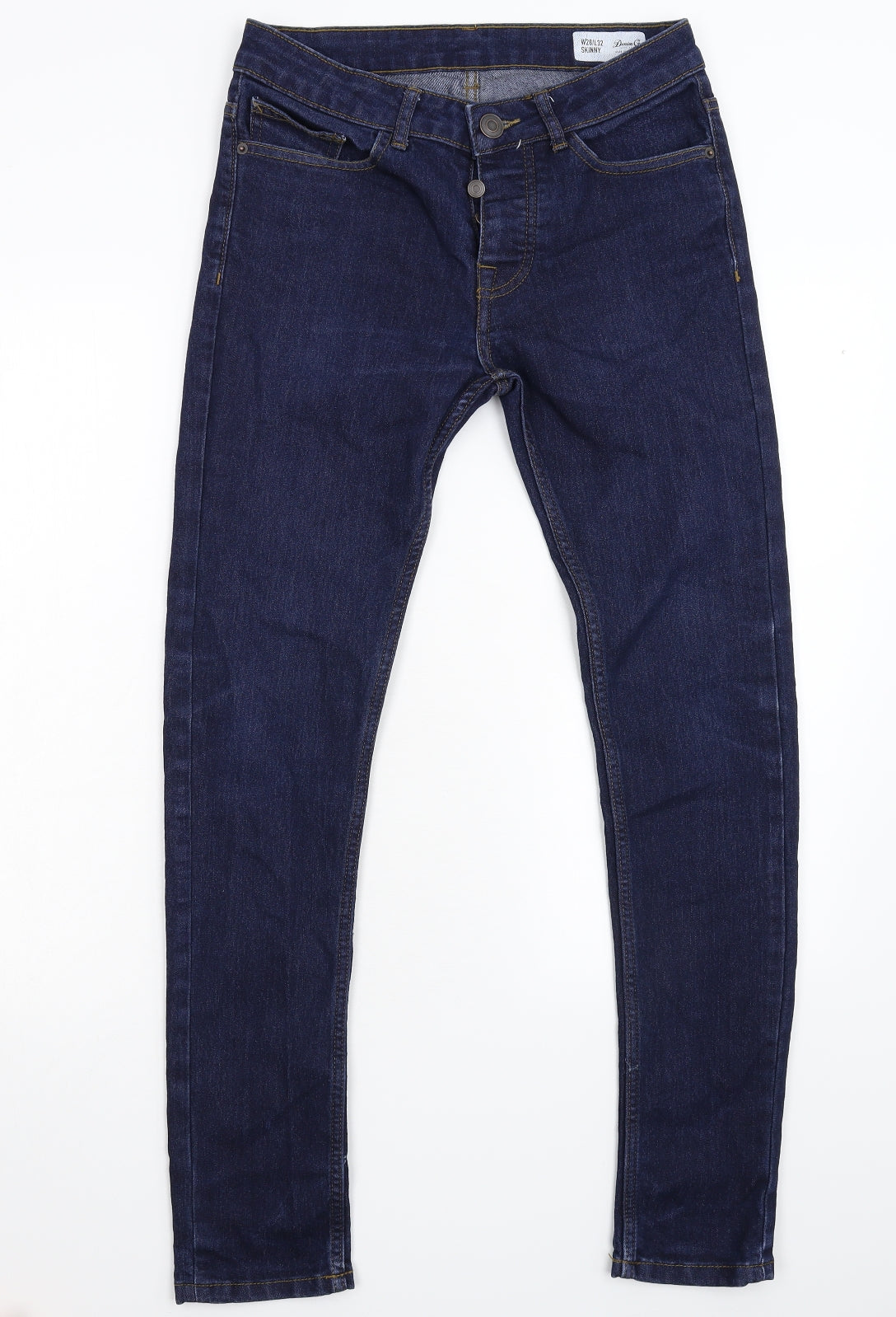 Primark Mens Beige  Denim Skinny Jeans Size 28 L32 in