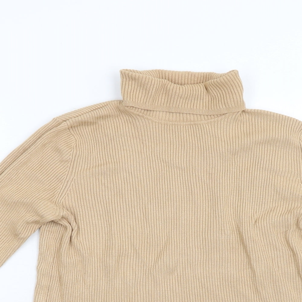Preworn Womens Beige  Knit Pullover Jumper Size M