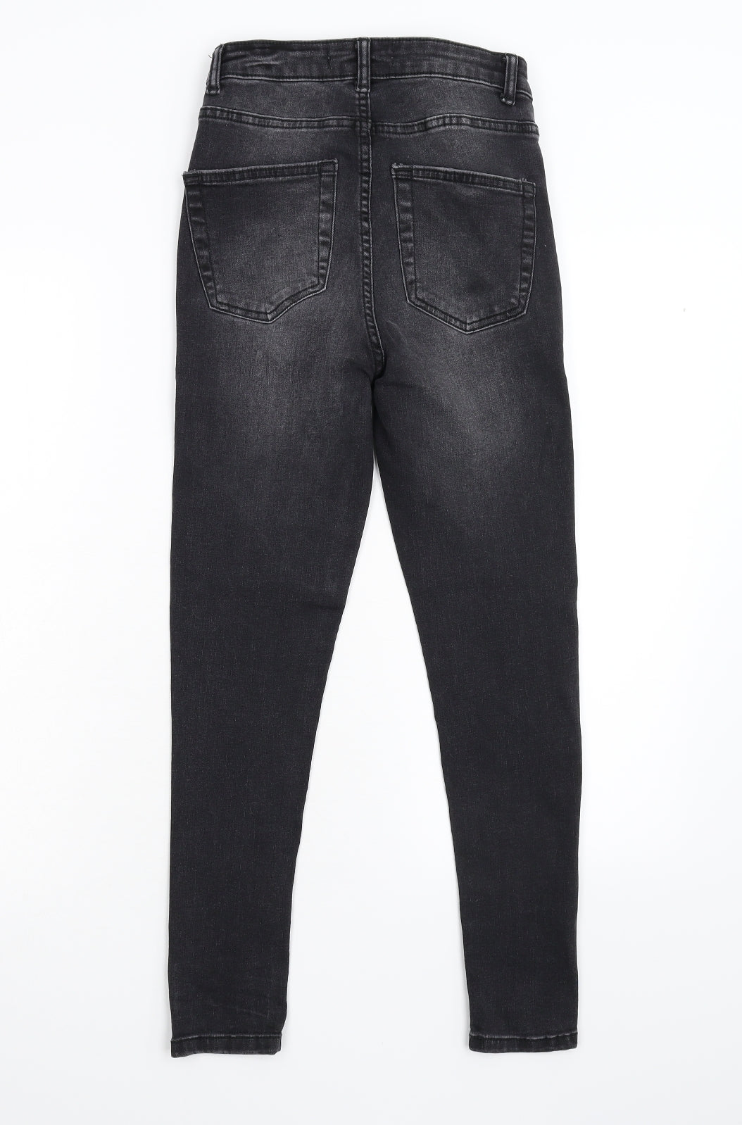 Primark Womens Black  Denim Skinny Jeans Size 8 L25 in