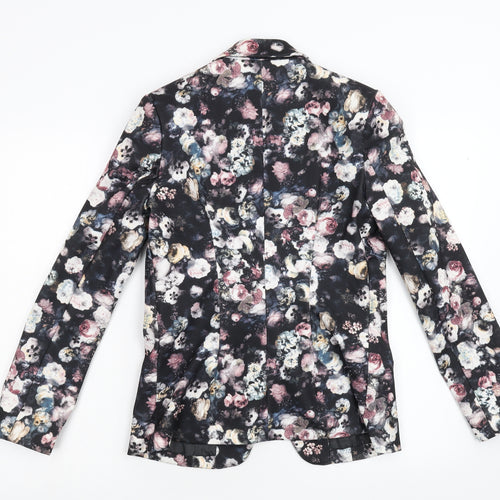 Evita Gold Womens Multicoloured Floral  Jacket  Size 8