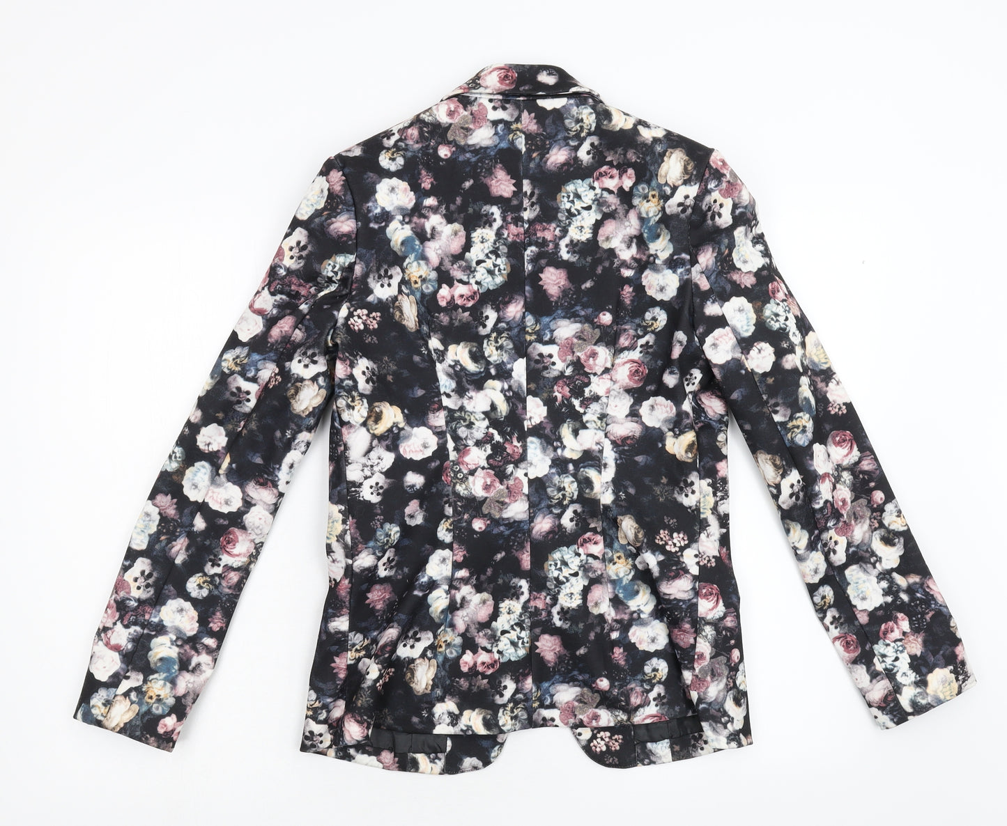 Evita Gold Womens Multicoloured Floral  Jacket  Size 8