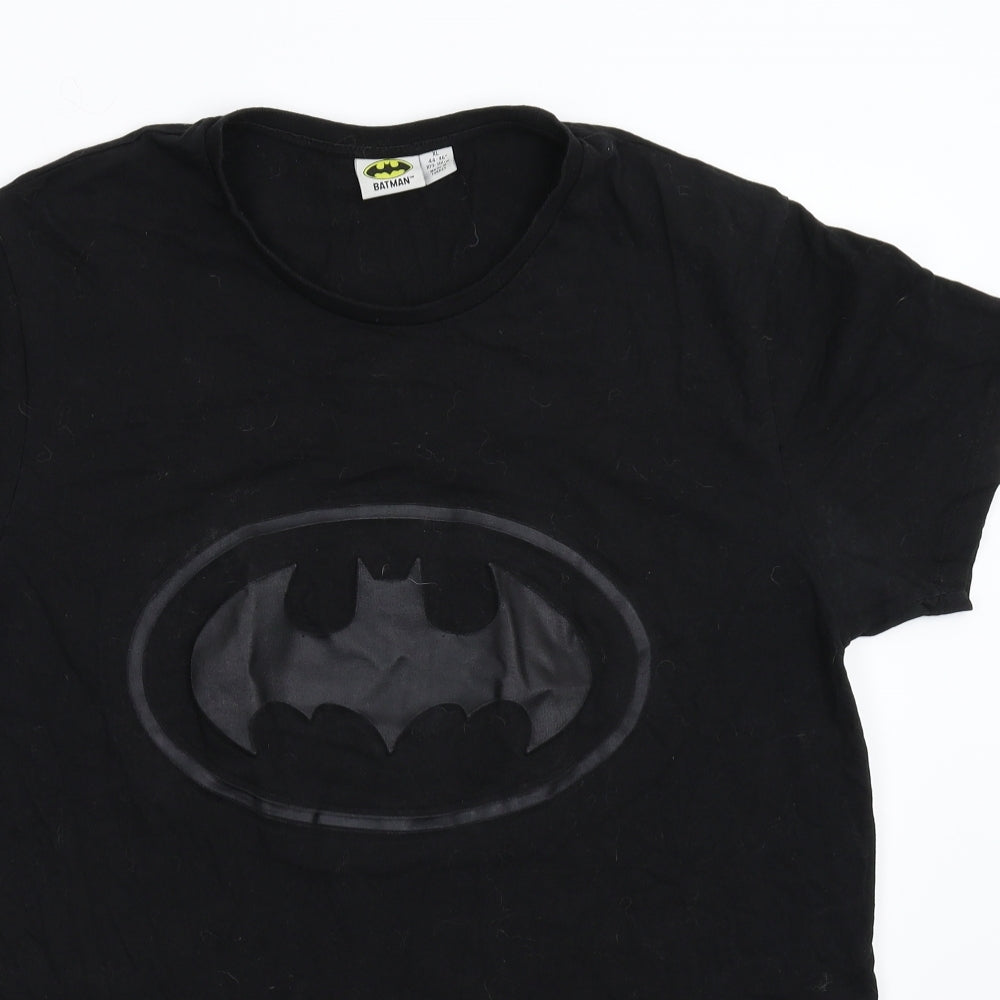 Primark Mens Black    T-Shirt Size XL  - Batman