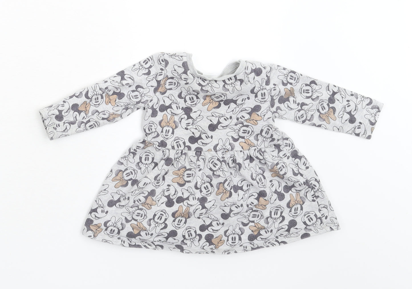 Disney Baby Baby Green Animal Print  Fit & Flare  Size 9-12 Months  - Disney