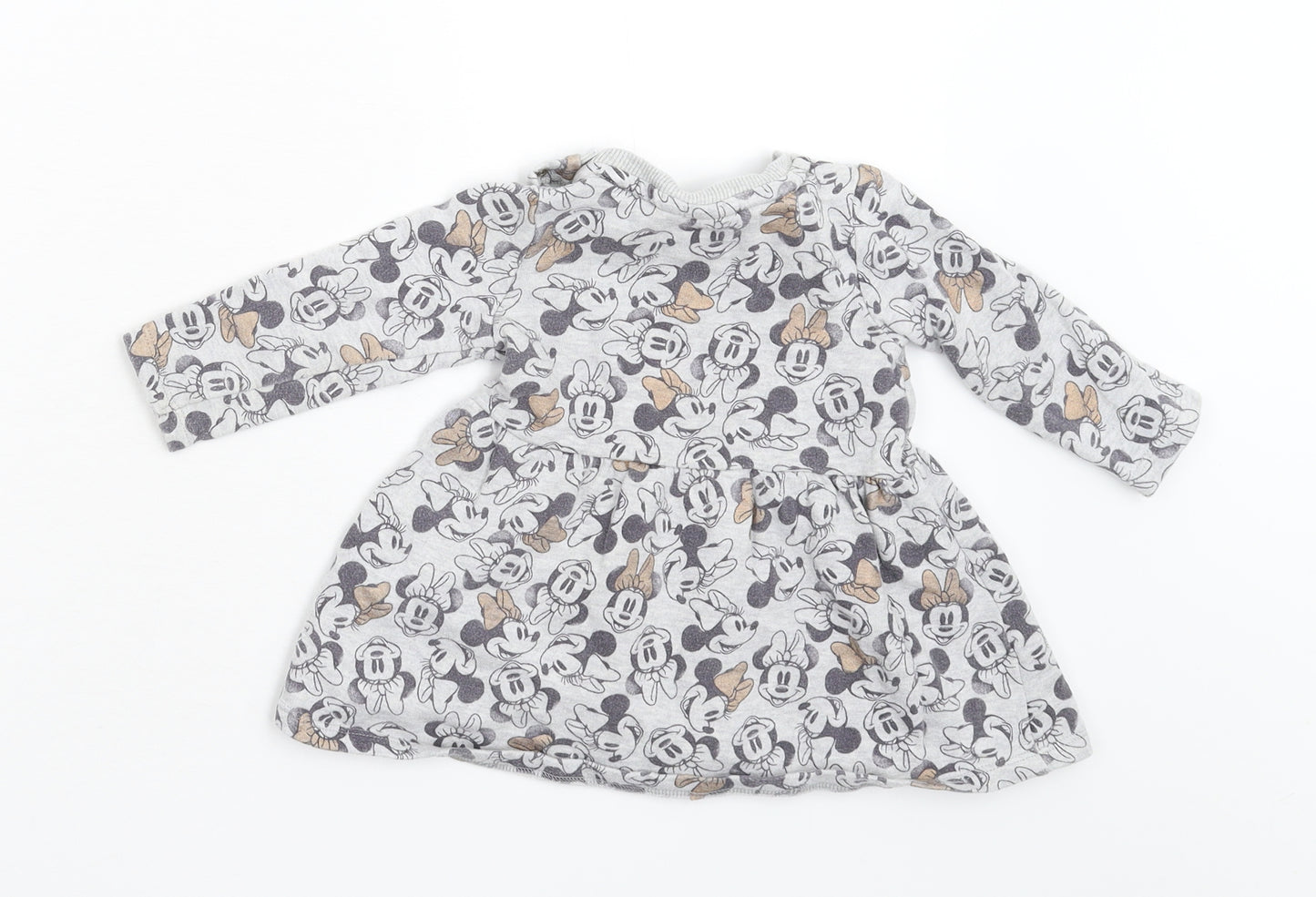 Disney Baby Baby Green Animal Print  Fit & Flare  Size 9-12 Months  - Disney