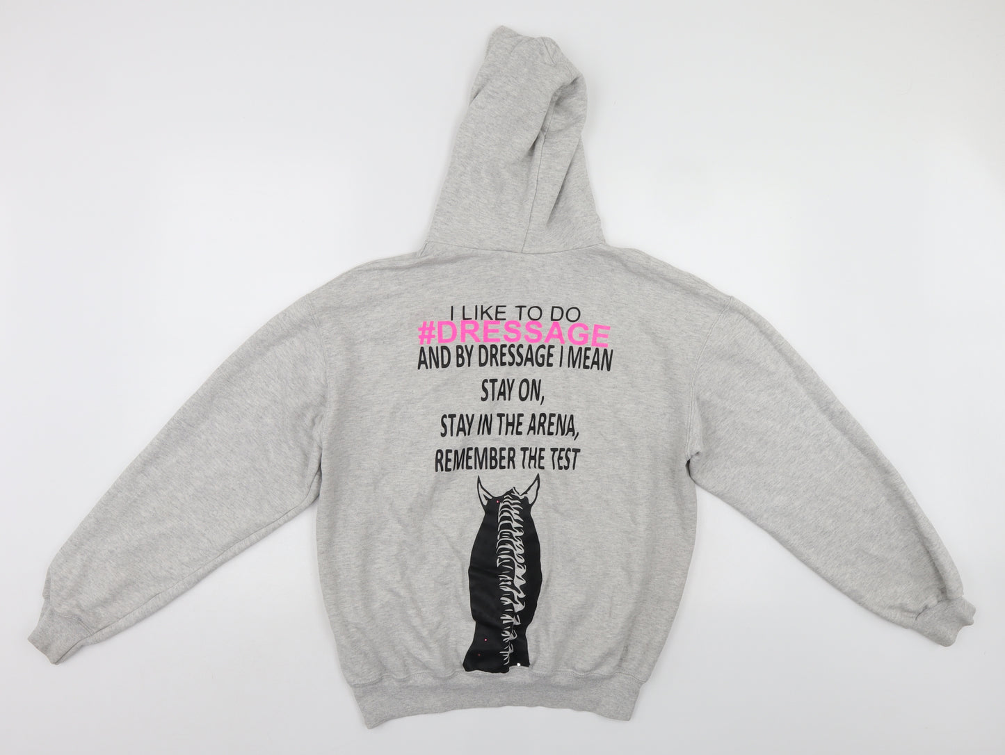 Fruit of the Loom Womens Grey   Pullover Hoodie Size M