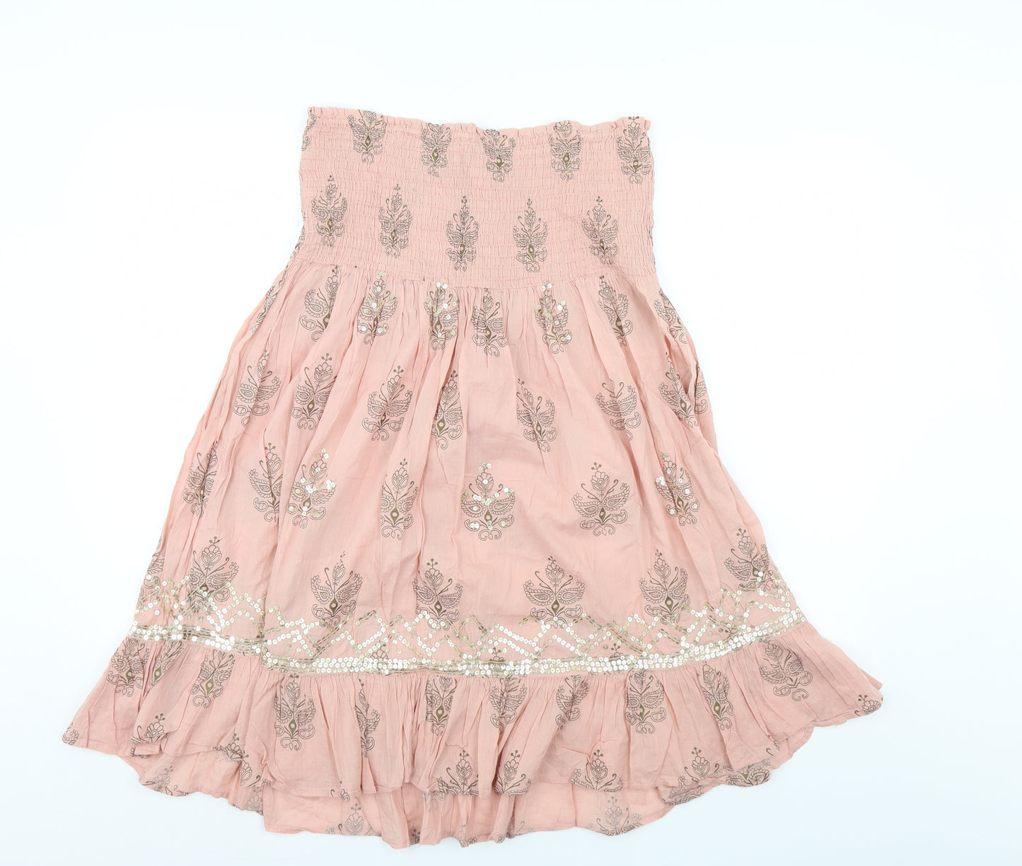 New Look Womens Pink Paisley  Fit & Flare  Size 14