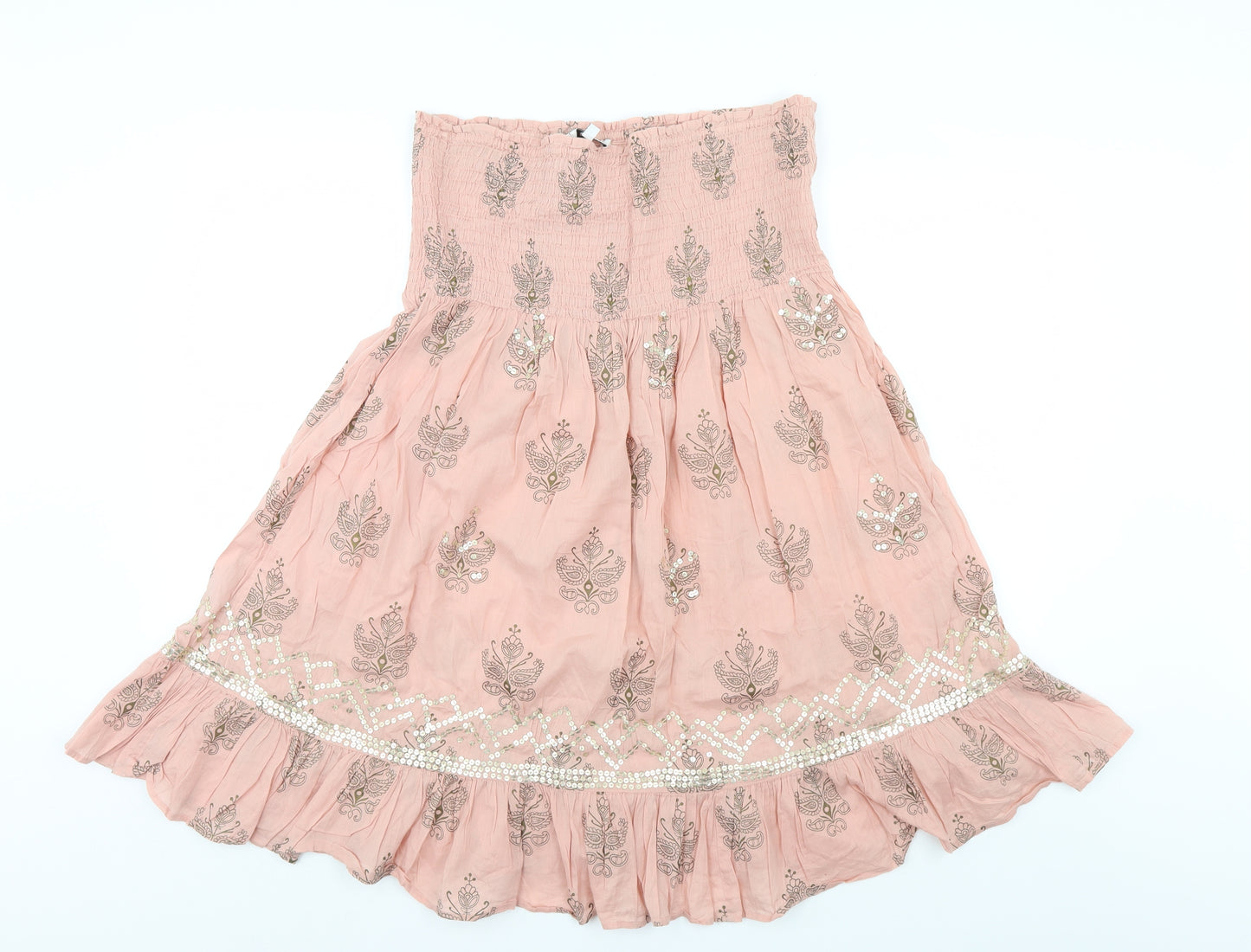 New Look Womens Pink Paisley  Fit & Flare  Size 14