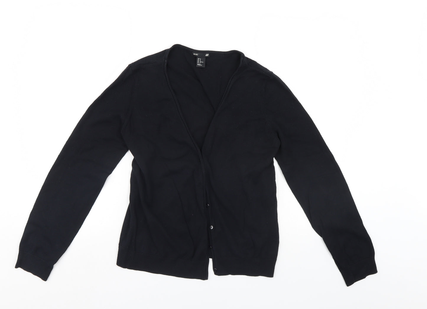 H&M Womens Black   Cardigan Jumper Size M