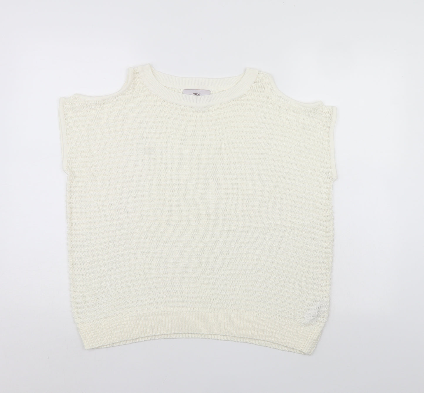 NEXT Womens White   Pullover Jumper Size 12