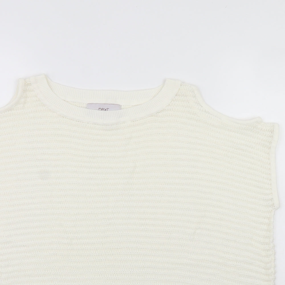 NEXT Womens White   Pullover Jumper Size 12