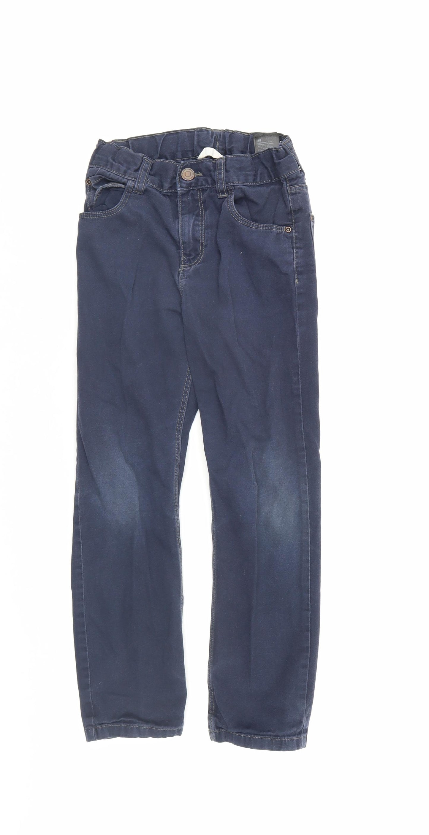 H&M Boys Blue  Denim Straight Jeans Size 8-9 Years