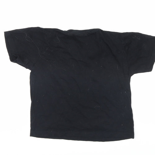 Boronia Boys Black   Basic Polo Size 6 Years