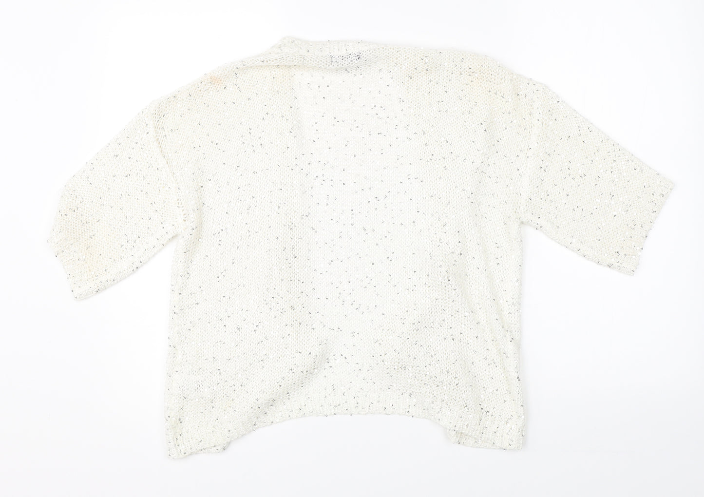 F&F Womens Beige   Cardigan Jumper Size 10