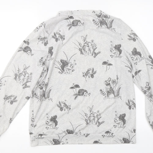 Nutmeg Girls Grey    Pyjama Top Size 13-14 Years