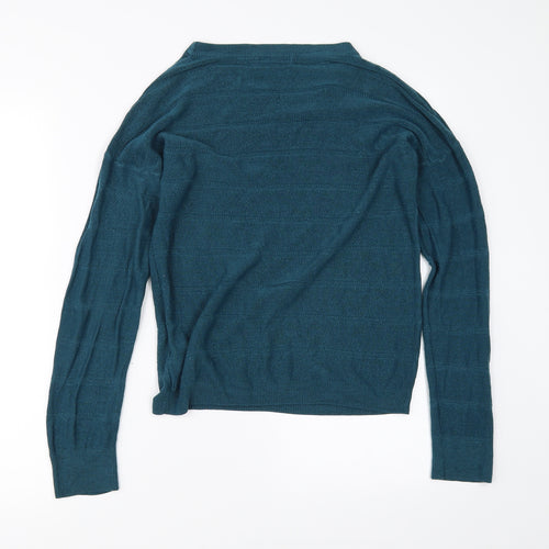 Jaqueline de Yong Womens Blue   Pullover Jumper Size S