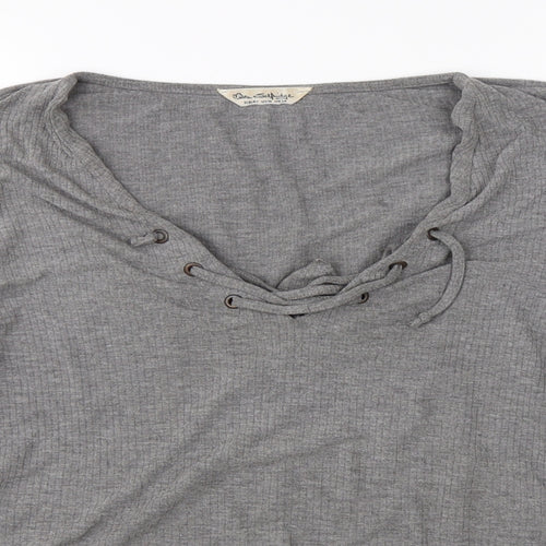 Miss Selfridge Womens Grey   Pullover Jumper Size 16
