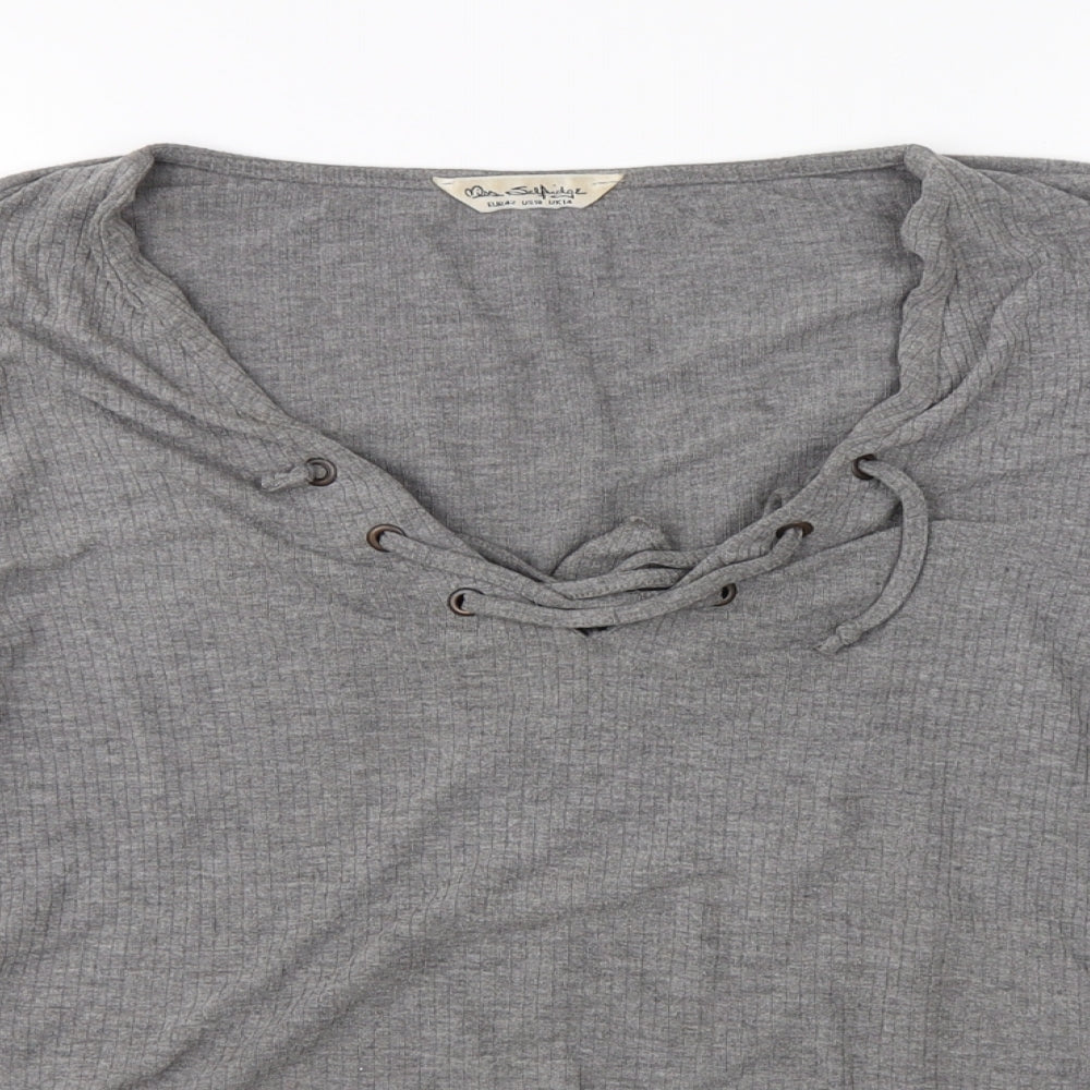 Miss Selfridge Womens Grey   Pullover Jumper Size 16