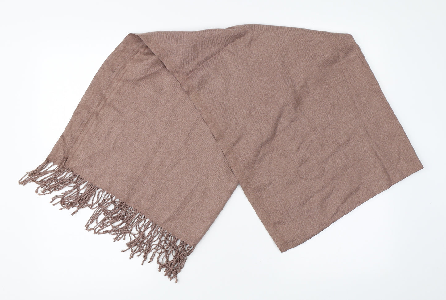 Preworn Unisex Brown    Scarf