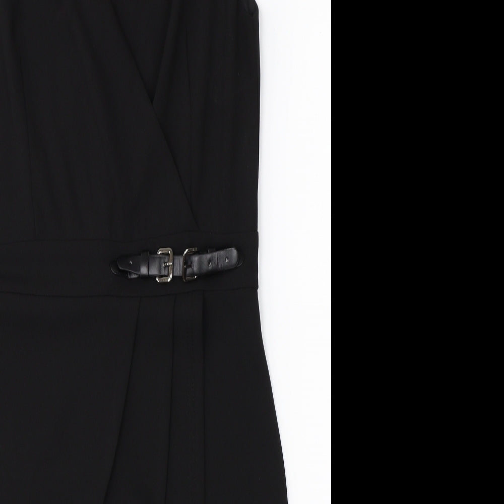 Boohoo Womens Black   Wrap Dress  Size XL