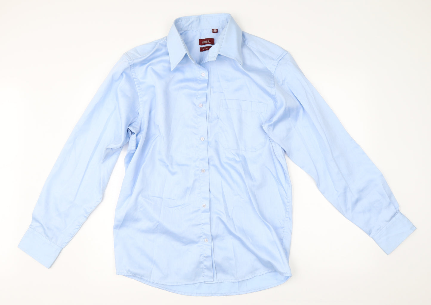 Auburn Hill Mens Blue    Dress Shirt Size 15.5