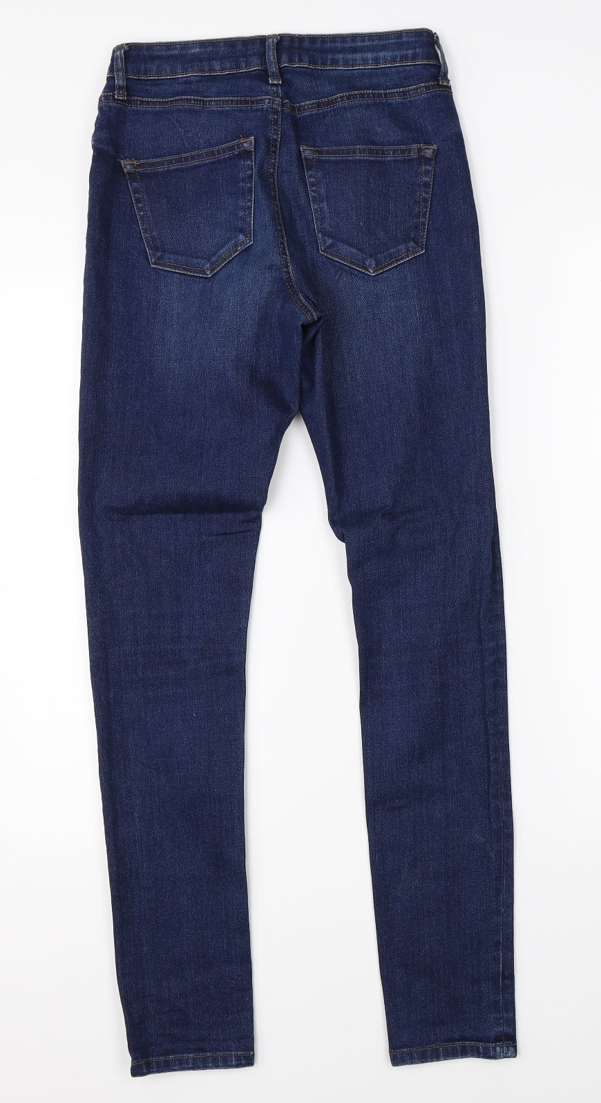Miss Denim Womens Blue  Denim Straight Jeans Size 8 L29 in