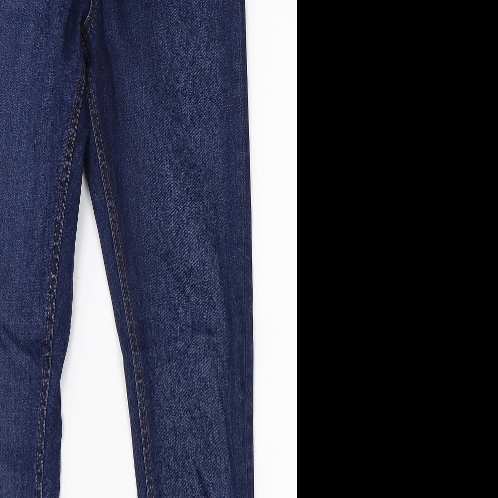 Miss Denim Womens Blue  Denim Straight Jeans Size 8 L29 in