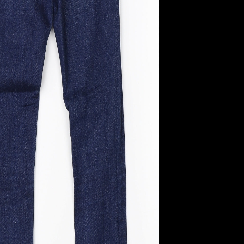 Miss Denim Womens Blue  Denim Straight Jeans Size 8 L29 in