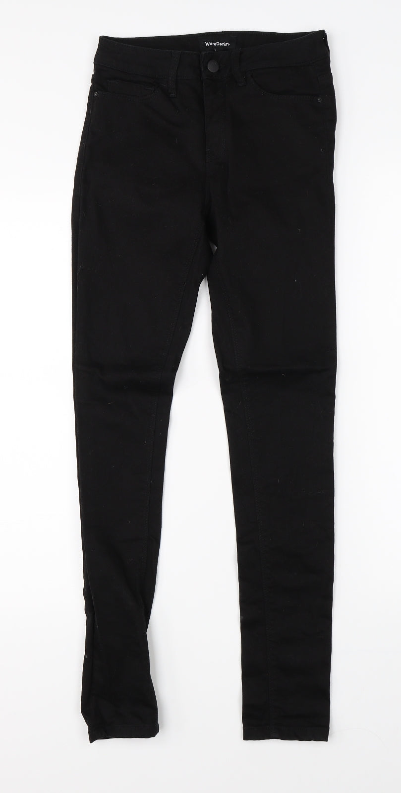 Wear Denim Womens Black  Denim Straight Jeans Size 8 L28 in