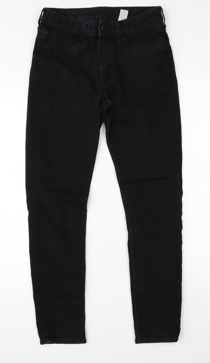 Preworn Mens Black  Denim Skinny Jeans Size 27 L27 in