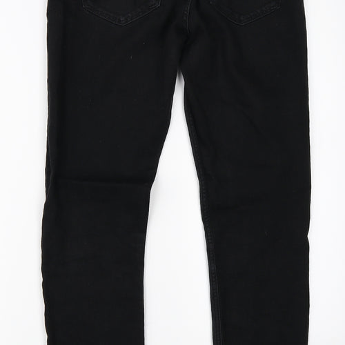 Preworn Mens Black  Denim Skinny Jeans Size 27 L27 in