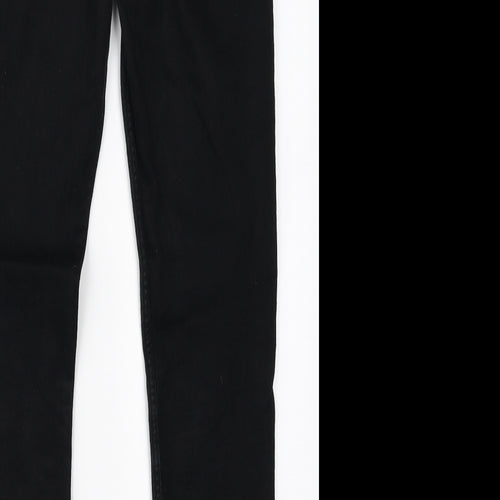Preworn Mens Black  Denim Skinny Jeans Size 27 L27 in