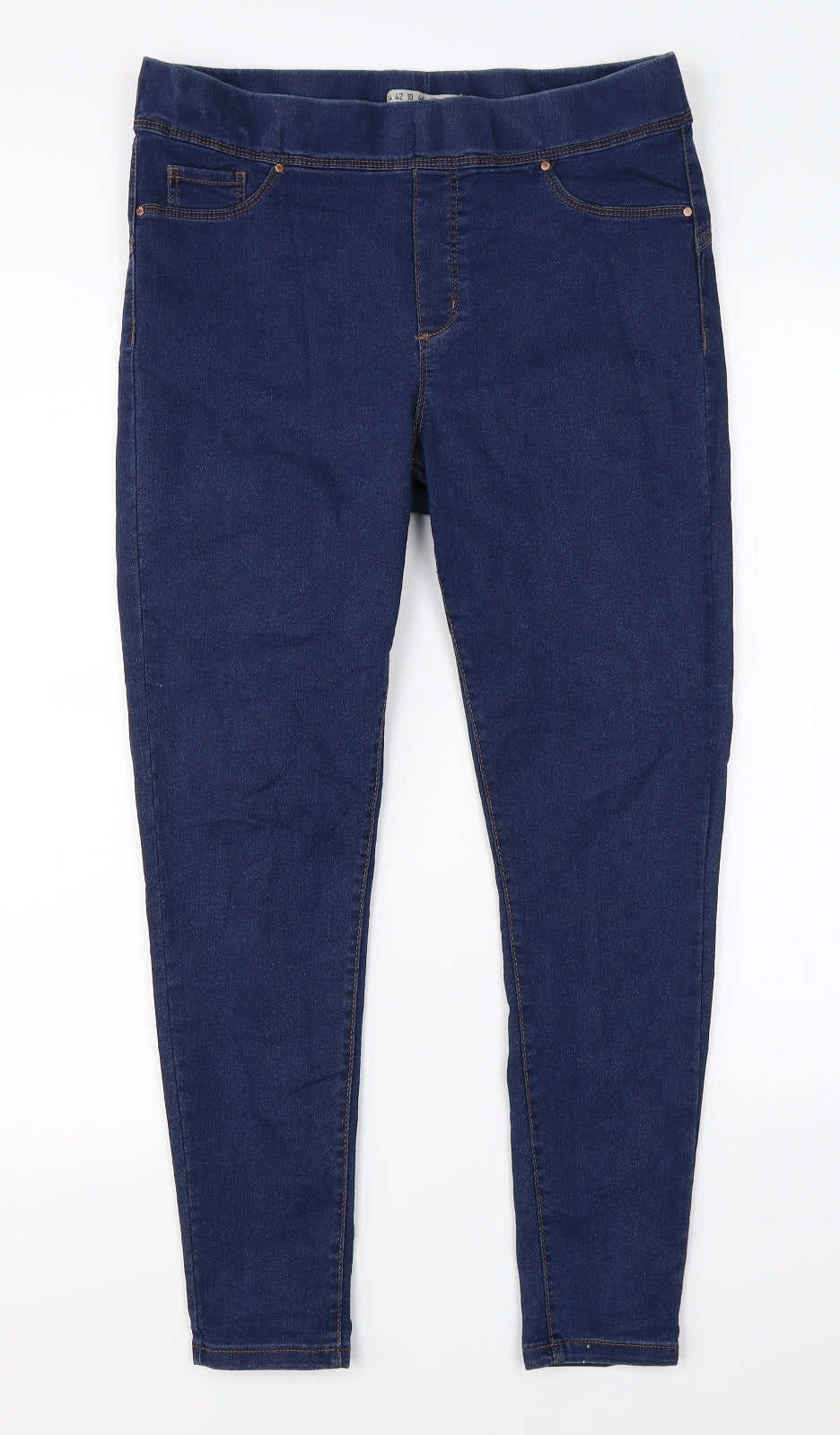 Denim Co Womens Blue  Denim Jegging Jeans Size 10 L24 in
